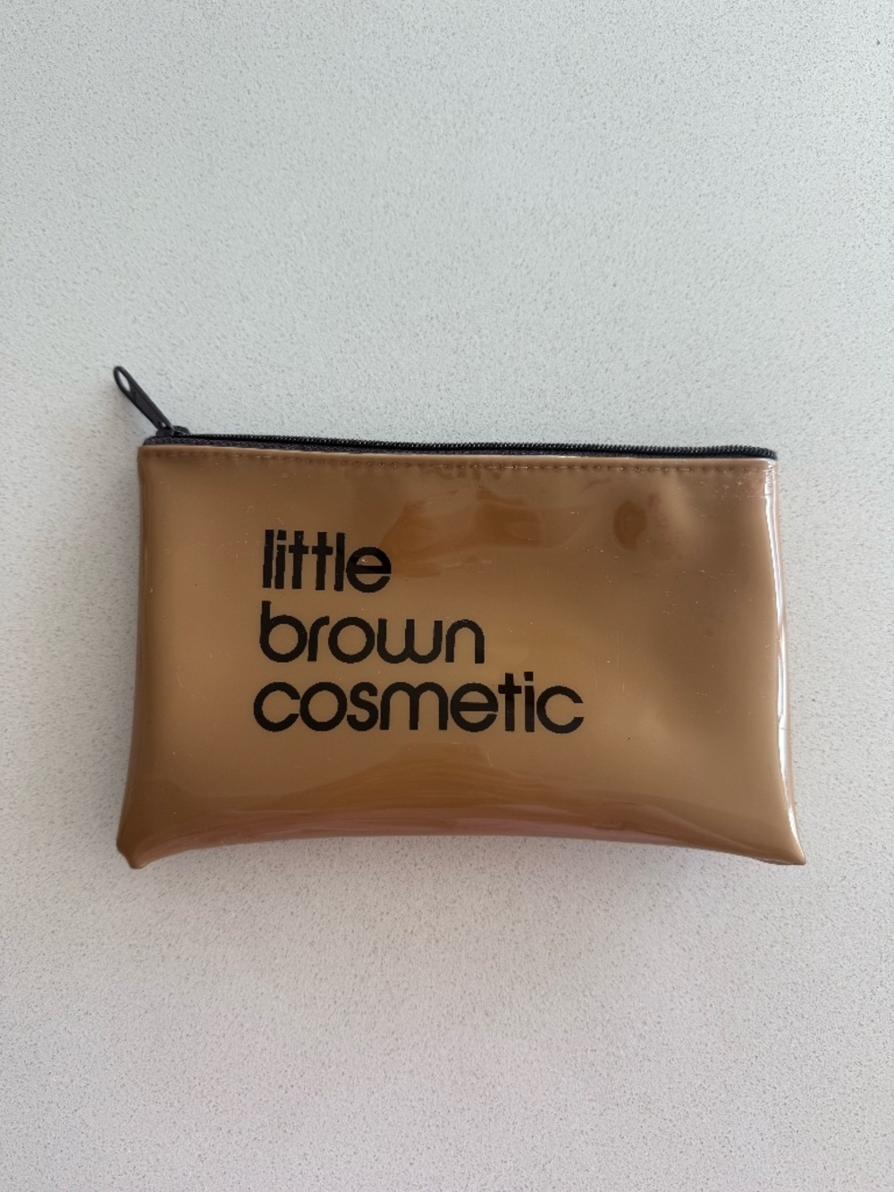 2 AVAIL Bloomingdale’s “Little Brown Cosmetic” Makeup Bag 8” x 5”